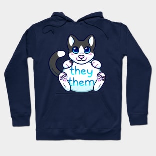 Kitty Pronouns - They/Them Hoodie